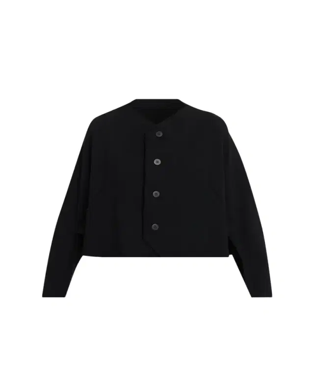 Issey Miyake Campagne Stretch Cotton Cardigan
