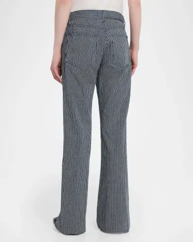 Nili Lotan Celia Striped Flare Jeans | Thumbnail 7 Nili Lotan Celia Striped Flare Jeans | Thumbnail 7