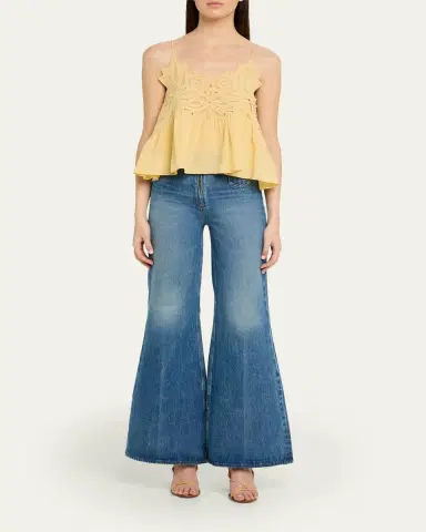 Ulla Johnson Rosie Embroidered Silk Top | Thumbnail 2 Ulla Johnson Rosie Embroidered Silk Top | Thumbnail 2