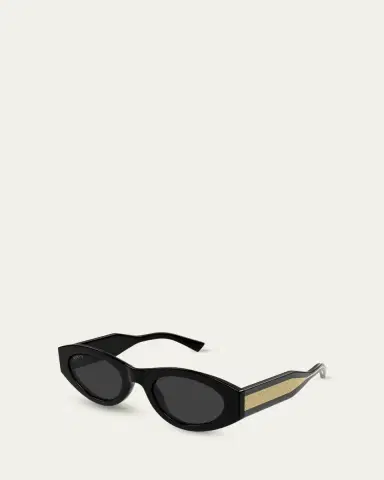 Gucci 52mm Acetate Oval Sunglasses | Thumbnail 2 Gucci 52mm Acetate Oval Sunglasses | Thumbnail 2