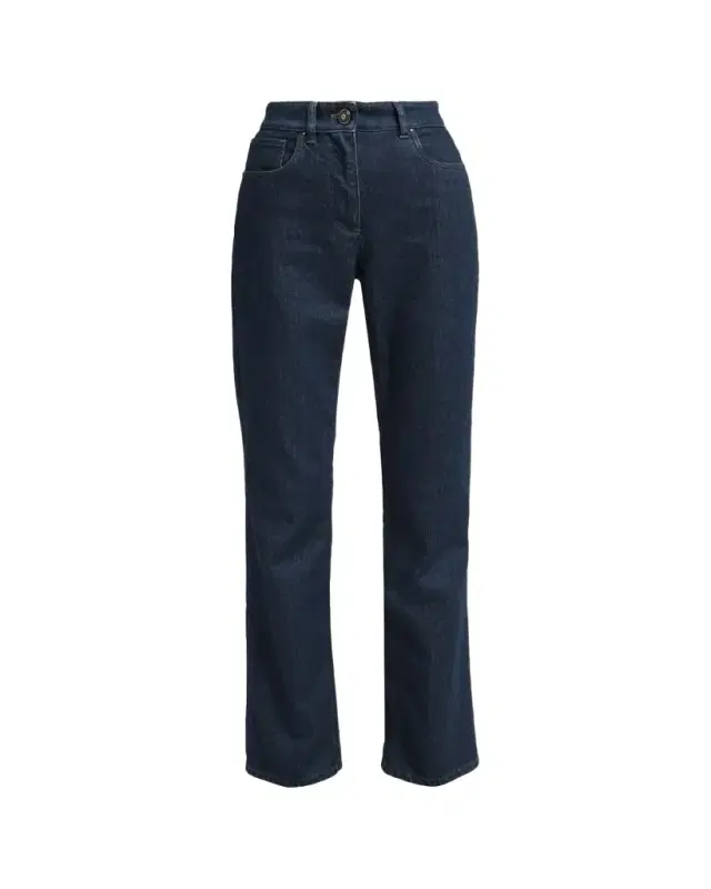 High-Rise Bootcut-Leg Denim Jeans