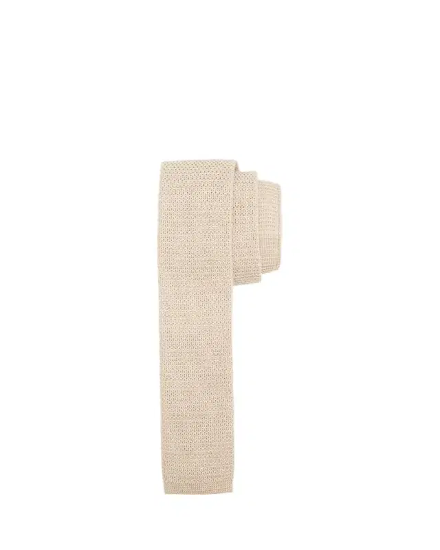 ZEGNA Men's Solid Linen Knit Tie