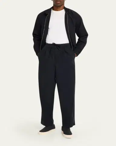 OFFICINE GÉNÉRALE Peterson Cotton Twill Drawstring Pants | Thumbnail 2 OFFICINE GÉNÉRALE Peterson Cotton Twill Drawstring Pants | Thumbnail 2