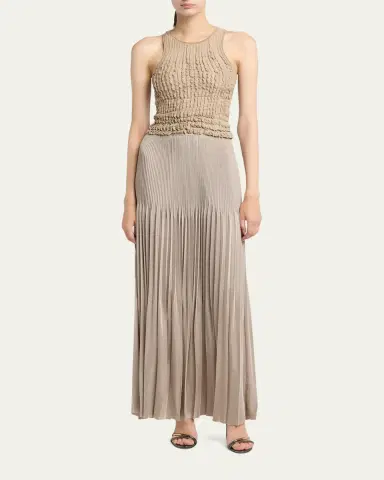 Giorgio Armani Pleated Knit Maxi Skirt | Thumbnail 2 Giorgio Armani Pleated Knit Maxi Skirt | Thumbnail 2