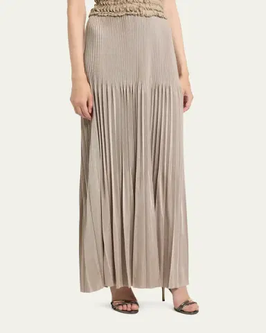 Giorgio Armani Pleated Knit Maxi Skirt | Thumbnail 4 Giorgio Armani Pleated Knit Maxi Skirt | Thumbnail 4
