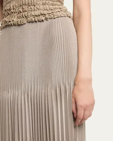 Giorgio Armani Pleated Knit Maxi Skirt | Thumbnail 5 Giorgio Armani Pleated Knit Maxi Skirt | Thumbnail 5