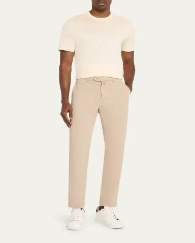 Kiton Men's Cotton Jersey Crewneck T-Shirt | Thumbnail 2
