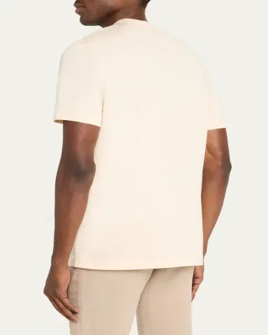 Kiton Men's Cotton Jersey Crewneck T-Shirt | Thumbnail 3