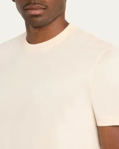 Kiton Men's Cotton Jersey Crewneck T-Shirt | Thumbnail 5