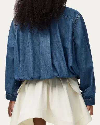 Loewe Denim Belted Balloon Shirt | Thumbnail 3