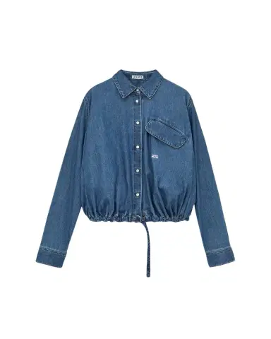 Loewe Denim Belted Balloon Shirt | Thumbnail 1