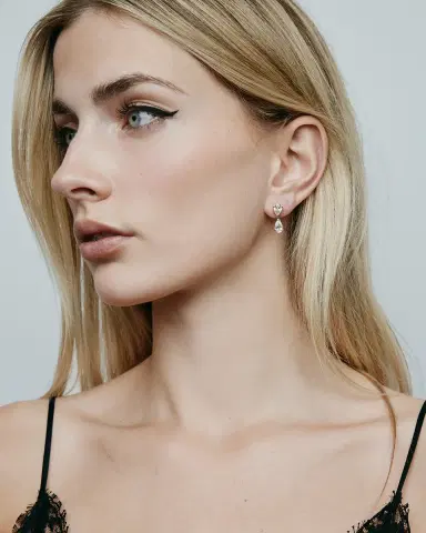 Jennifer Fisher JF Lab - Pear Stud Earrings | Thumbnail 2
