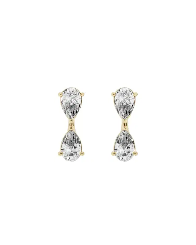 Jennifer Fisher JF Lab - Pear Stud Earrings