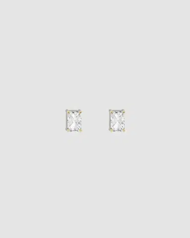 Jennifer Fisher JF Lab - Radiant Cut Stud Earrings | Thumbnail 1 Jennifer Fisher JF Lab - Radiant Cut Stud Earrings | Thumbnail 1