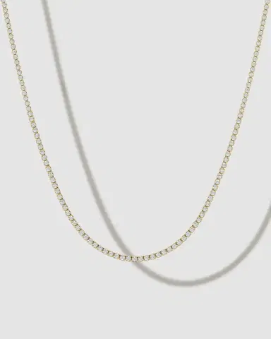 Jennifer Fisher JF Lab - Round Cut Tennis Necklace | Thumbnail 2 Jennifer Fisher JF Lab - Round Cut Tennis Necklace | Thumbnail 2