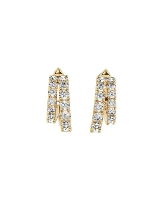 Jennifer Fisher JF Lab - Round Cut Double Hoops