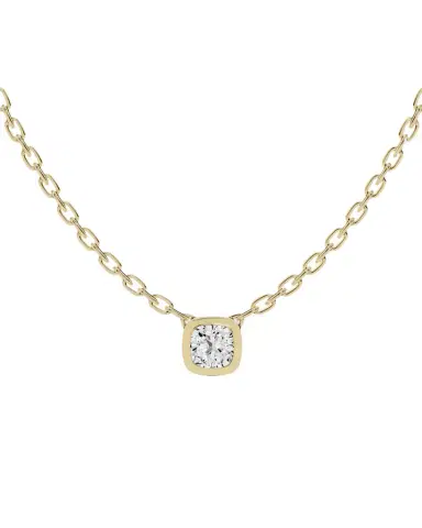 Jennifer Fisher JF Lab - Cushion Cut Solitaire Pendant | Thumbnail 1 Jennifer Fisher JF Lab - Cushion Cut Solitaire Pendant | Thumbnail 1