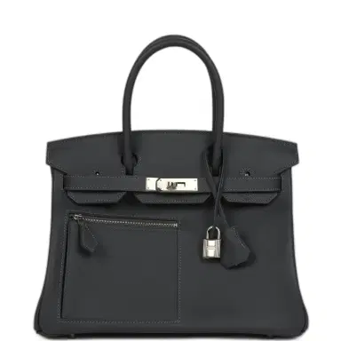 HERMÈS Hermes Colormatic Birkin 30 Ardoise Swift Palladium Hardware | Thumbnail 1 HERMÈS Hermes Colormatic Birkin 30 Ardoise Swift Palladium Hardware | Thumbnail 1