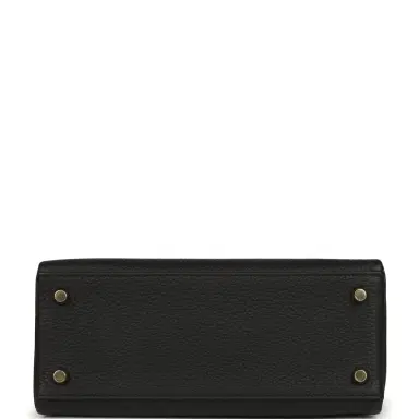 HERMÈS Hermes Kelly Retourne 25 Black Togo Gold Hardware | Thumbnail 6
