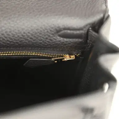 HERMÈS Hermes Kelly Retourne 25 Black Togo Gold Hardware | Thumbnail 9 HERMÈS Hermes Kelly Retourne 25 Black Togo Gold Hardware | Thumbnail 9