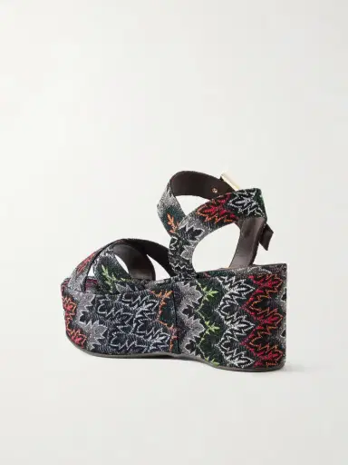 Missoni Julia Striped Woven Platform Sandals | Thumbnail 3 Missoni Julia Striped Woven Platform Sandals | Thumbnail 3