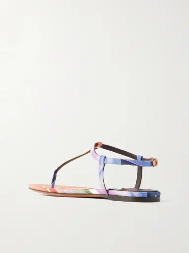 Missoni Leen Striped Twill Sandals | Thumbnail 3 Missoni Leen Striped Twill Sandals | Thumbnail 3