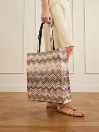 Missoni Striped Woven Lurex Tote | Thumbnail 2 Missoni Striped Woven Lurex Tote | Thumbnail 2