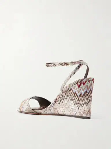 Missoni Julie Striped Woven Sandals | Thumbnail 3 Missoni Julie Striped Woven Sandals | Thumbnail 3