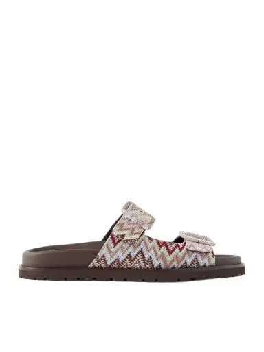 Missoni Clea Striped Woven Sandals | Thumbnail 1 Missoni Clea Striped Woven Sandals | Thumbnail 1