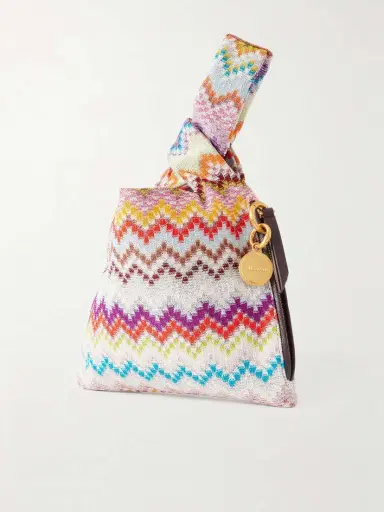 Missoni Striped Woven Lurex Shoulder Bag | Thumbnail 4