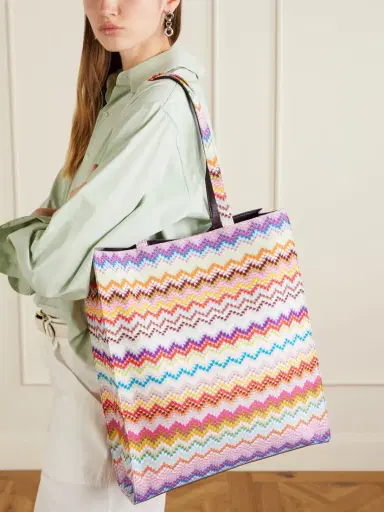 Missoni Striped Lurex Tote | Thumbnail 2 Missoni Striped Lurex Tote | Thumbnail 2