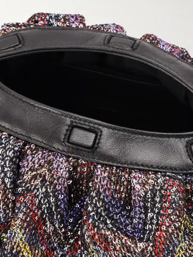 Missoni Caperdoni Small Sequined-embellished Striped Woven Pouch | Thumbnail 6 Missoni Caperdoni Small Sequined-embellished Striped Woven Pouch | Thumbnail 6