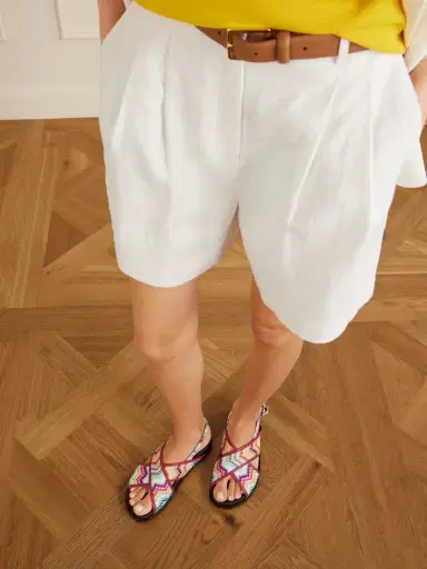 Missoni Allan Striped Leather-trimmed Lurex Sandals | Thumbnail 2 Missoni Allan Striped Leather-trimmed Lurex Sandals | Thumbnail 2