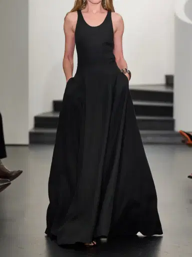 Ralph Lauren Collection Lyndy Linen Maxi Dress | Thumbnail 5