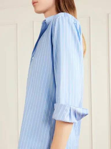 Auralee Striped Cotton And Silk-blend Shirt | Thumbnail 5 Auralee Striped Cotton And Silk-blend Shirt | Thumbnail 5