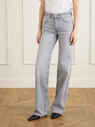 Anine Bing Hugh Mid-rise Wide-leg Jeans | Thumbnail 3 Anine Bing Hugh Mid-rise Wide-leg Jeans | Thumbnail 3