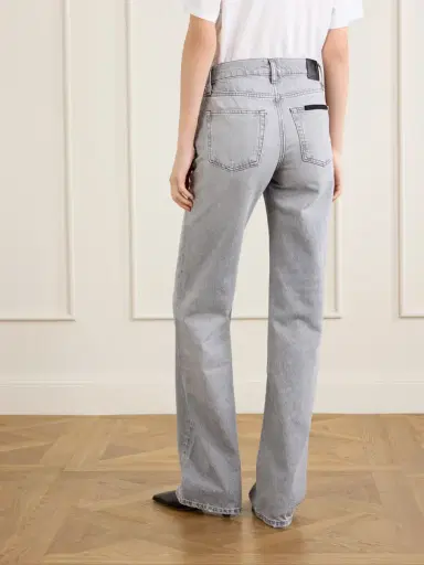 Anine Bing Hugh Mid-rise Wide-leg Jeans | Thumbnail 4 Anine Bing Hugh Mid-rise Wide-leg Jeans | Thumbnail 4