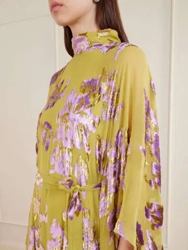 Taller Marmo Leonor Embellished Floral Devoré-velvet Silk Gown | Thumbnail 4