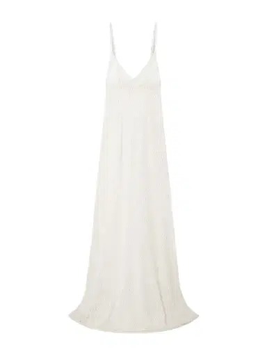 Kiki de Montparnasse Crocheted Silk Maxi Dress | Thumbnail 1 Kiki de Montparnasse Crocheted Silk Maxi Dress | Thumbnail 1