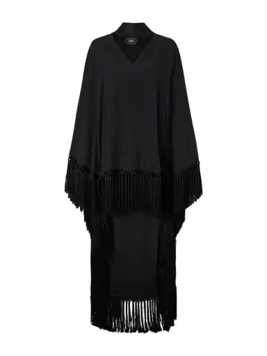 Taller Marmo Cecil Fringed Crepe Kaftan | Thumbnail 1