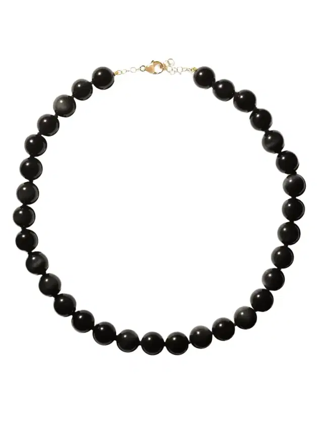 Oracle 14-karat Gold, Onyx And Crystal Necklace