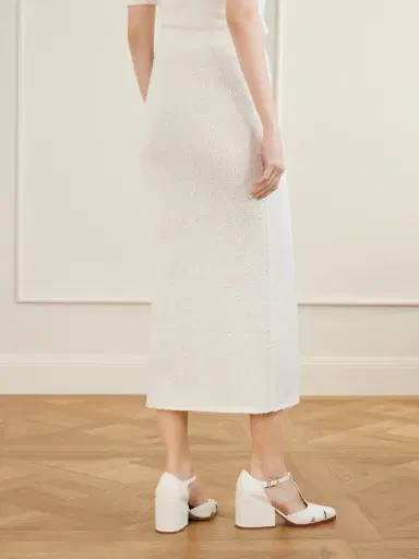Gabriela Hearst Terranova Silk Midi Skirt | Thumbnail 4