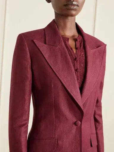 Gabriela Hearst Leiva Linen-twill Blazer | Thumbnail 5 Gabriela Hearst Leiva Linen-twill Blazer | Thumbnail 5