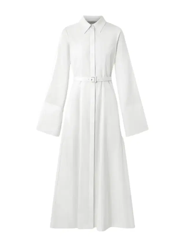 Carmina Belted Cotton-poplin Maxi Dress