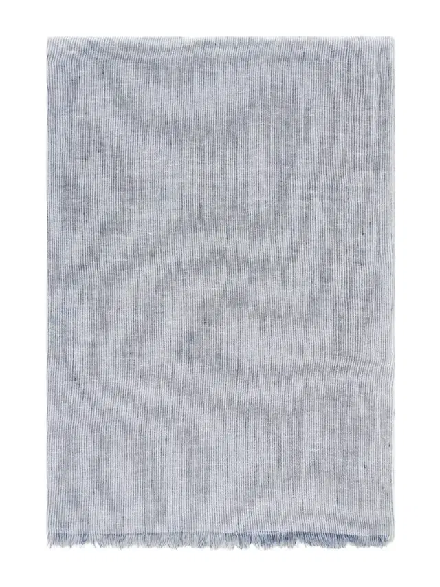 Fringed Linen Scarf