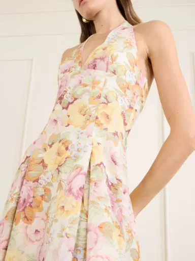 Faithfull Murano Floral-printed Linen Midi Dress | Thumbnail 4 Faithfull Murano Floral-printed Linen Midi Dress | Thumbnail 4