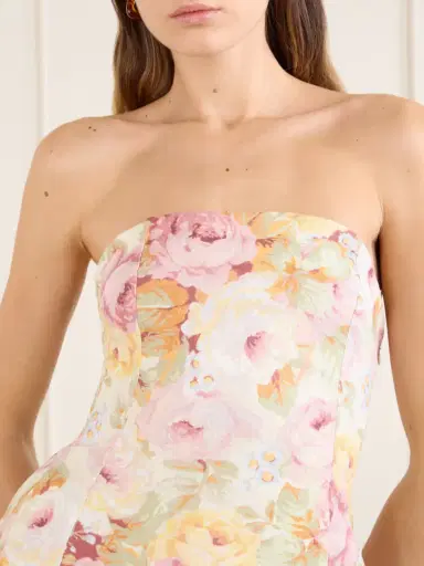 Faithfull Petro Strapless Floral-print Linen Top | Thumbnail 4 Faithfull Petro Strapless Floral-print Linen Top | Thumbnail 4