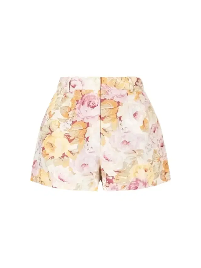 Petro Floral-print Linen Shorts