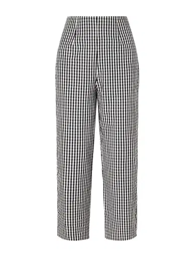 Faithfull Claudine Checked Cotton Straight-leg Capri Pants | Thumbnail 1
