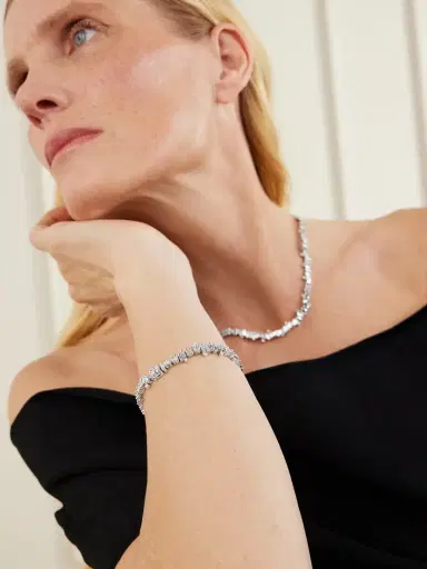 Suzanne Kalan 18-karat White Gold Diamond Bracelet | Thumbnail 2 Suzanne Kalan 18-karat White Gold Diamond Bracelet | Thumbnail 2